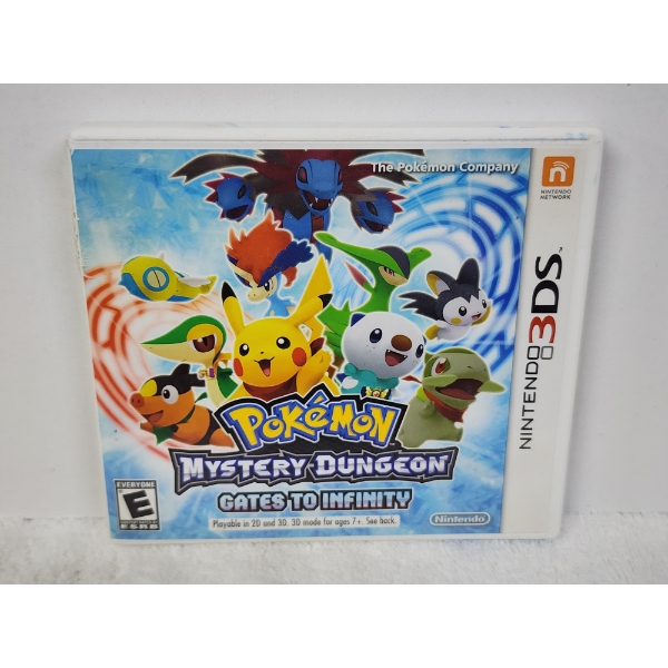 EMPTY Pokemon Mystery Dungeon Gates to Infinity Nintendo 3DS Original Video Game Case & Books
