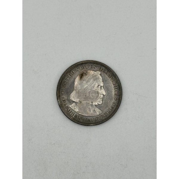 United States Columbian Exposition 90% Silver Half Dollar - First Commemorative Half Dollar Minted