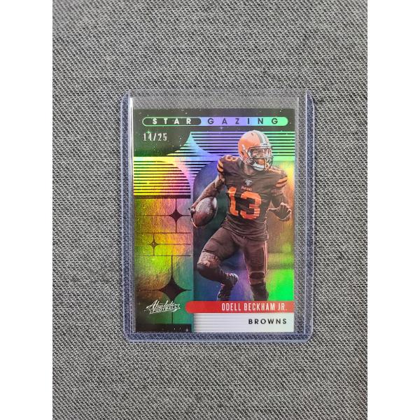 2020 Panini Absolute Football Odell Beckham Jr. No.SG-OBJ - NUMBERED 14/25