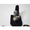 Image 2 : Lot of Assorted Sterling Silver Jewelry: Earrings, Rings, Pendants TW: 106.9g