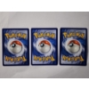Image 5 : Three Assorted Pokemon Trading Cards Including Holo Rare Vintage Cards