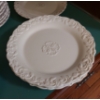 Image 3 : 13 Dinner Plates & 2 Large Serving Plates Matching Porcelain Group Lot