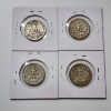 Image 6 : Four Assorted Years United States 90% Silver Washington Quarters - Face Value: $1.00