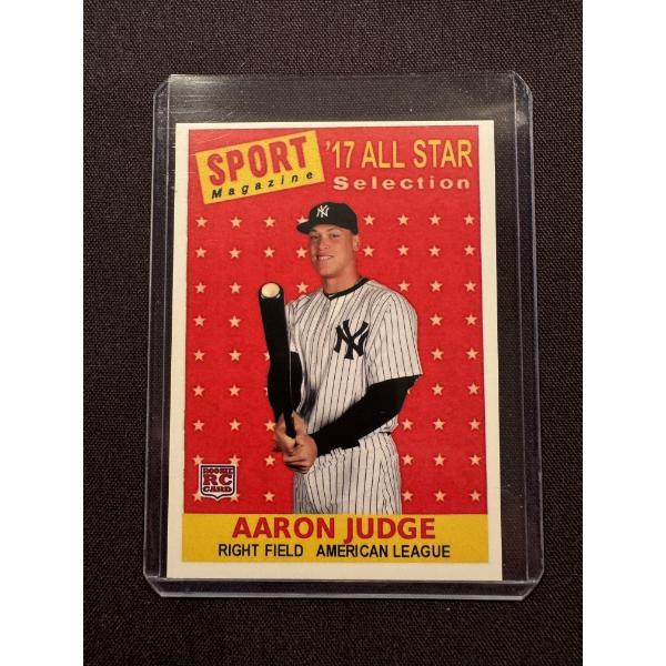 2017 Topps Aaron Judge ROOKIE Baseball Card - Mint Condition In Protective Holder - Exceptional Card