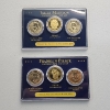 Image 1 : Two U.S. Presidential Dollar Coin Sets FDOI: Madison & Pierce - Face Value: $6.00