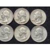 Image 4 : $2 Face Value of Assorted Washington Head 90% Silver Quarters 