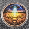 Image 1 : Alien Invasion 5 AVDP OUNCE COPPER ROUND Limited Mintage of 5000 