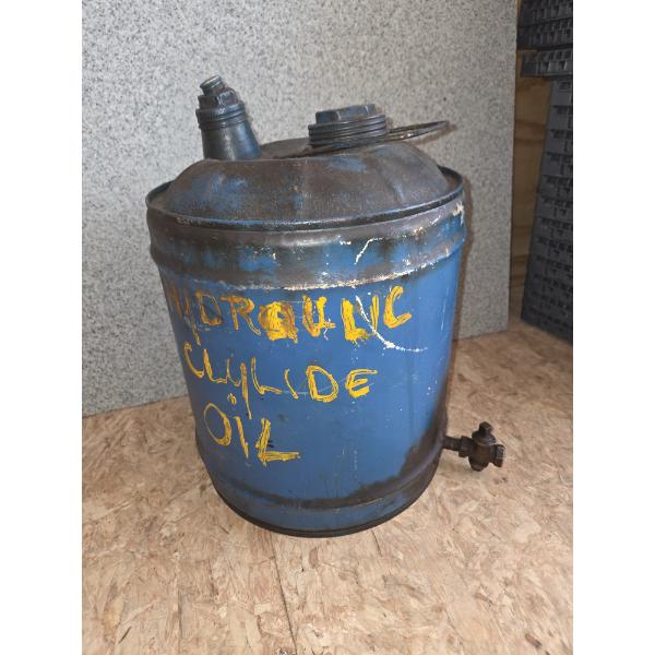 Blue Vintage Five Gallon Can With Turn Spout