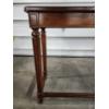Image 3 : Solid Wood Entryway Table 2 Glass Top Pieces - 52" x 16" x 28" 