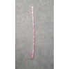 Image 1 : 10K Gold Bracelet With Pink & White Stones Total Weight: 8.4 Grams