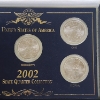 Image 6 : Two United States State Quarter Collections: 2000 Gold-Plated & 2002