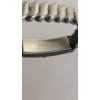 Image 3 : Sterling Top Stainless Back Banded Cross Bracelet