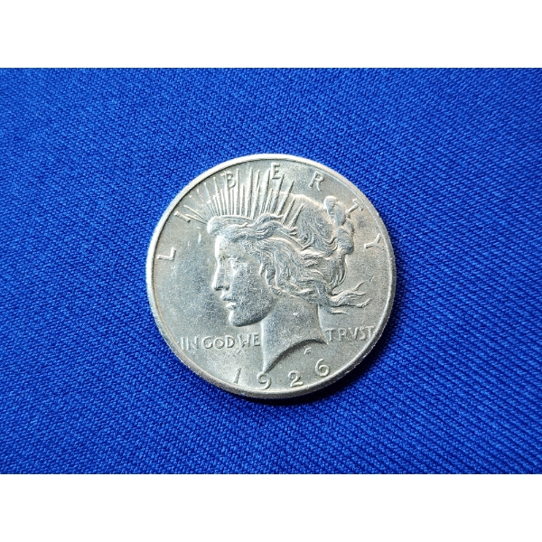 1926 Silver Peace Dollar - Better Date! 