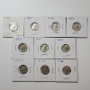 Image 1 : x10 Assorted Years United States 90% Silver Mercury & Roosevelt Dimes - Face Value: $1.00