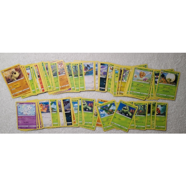 Large Lot of Over 100 Assorted Pokemon Cards From Assorted Years & Sets Dating Back to 2016