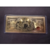 Image 1 : Exceptional $2.00 Educational Note - Gold Back .99999999 - 24K Bill In Protective Holder - Mint Cond