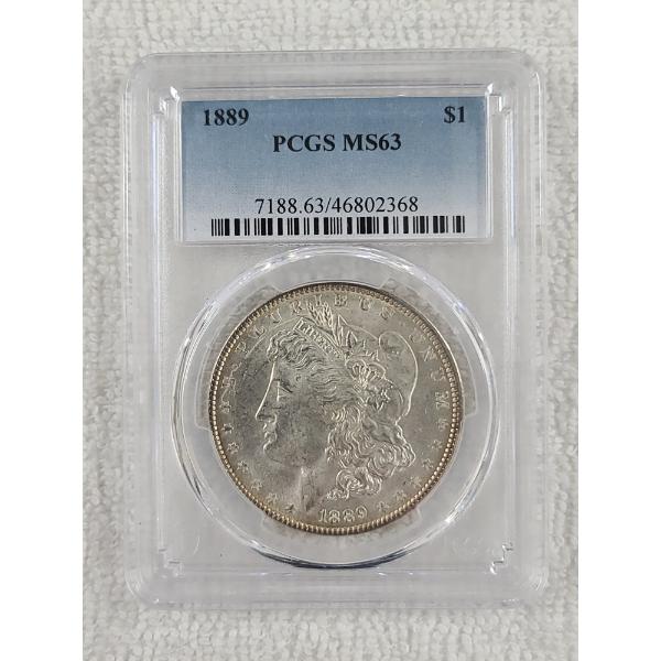 PCGS MS63 1889 Morgan Silver Dollar