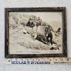Image 2 : Vintage Hopalong Cassidy Memorabilia ft. Picture with Antique Frame, Postcard, and Stamp