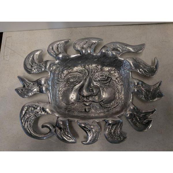 Don Drumm Sun Face Aluminum Wall Art. Very Collectable Piece!