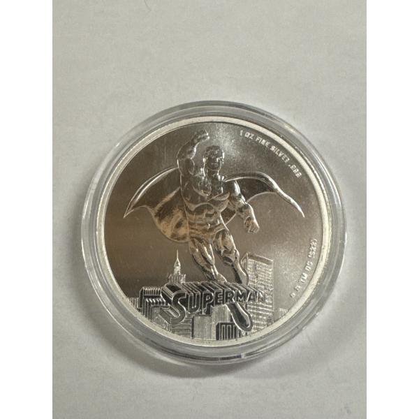 2023 Superman .999 One Troy Ounce Fine Silver Coin - Mint Condition - Limited Production