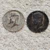 Image 1 : Two 90% Silver 1964 United States Kennedy Half Dollars AFV $1.00
