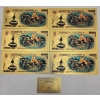 Image 2 : Set of 24k Gold Foiled Notes - Legend of Zelda - 6pcs with COA