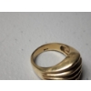 Image 3 : 14K Yellow Gold Ribbed Ring - Size 7 - TW: 10.0g