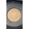 Image 2 : Encapsulated 1864 US Two Cent Coin With COA From The Morgan Mint In Nice Box