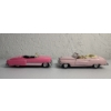 Image 3 : Lot of 2 Diecast Pink Vintage Convertibles 