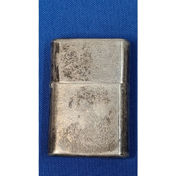 Vintage Sterling Silver Butane Zippo Style Lighter - No Wick - Total Weight: 57.7g