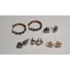 Image 1 : (4) Pairs Of Women's Sterling Silver Earrings - Total Weight: 14.3g