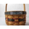 Image 2 : Longaberger 1997 Inaugural Basket with Plastic and Fabric Liner - Excellent Condition!