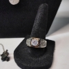 Image 3 : Lot of Assorted Sterling Silver Jewelry: Ring, Necklace, & Pin - TW: 12.1g