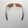 Image 4 : Vintage Oakley Square Wire Brown/Bronze Metal Sunglasses with Microfiber Bag
