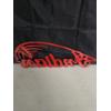 Image 4 : Indian Motorcycle Company Logo Red Metal Hanging Sign - approx. 19.5 in