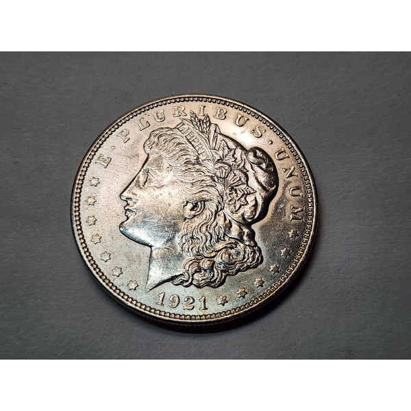 1921 Morgan Silver Dollar - 90% Silver - Excellent Condition