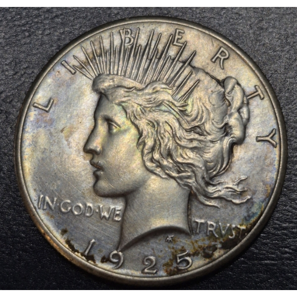 1925 P 90% Silver Peace Dollar  - See PIctures For Condition
