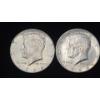 Image 1 : (2) 1964 90% Silver Kennedy Half Dollars - Face Value: $1.00