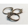 Image 3 : Three Assorted Sterling Silver Rings TW: 6.9g