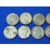 Image 2 : x10 Assorted Years Jefferson Wartime Nickels FV: $0.50