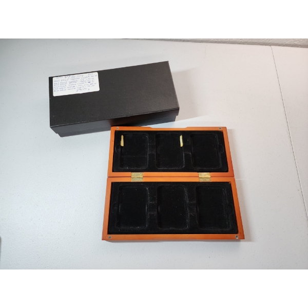 Wooden Coin Slab Storage Display Box - Hold 6 Standard Slabs