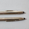 Image 3 : Vintage Cross Sterling Silver Pen & Pencil Set with Original Box and Refills - TW: 38.8g