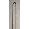 Image 4 : Beautiful 14K Yellow Gold Twisted Rope 24" Necklace - Weight: 14.7g