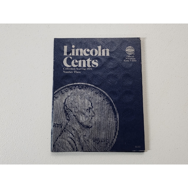 Lincoln Cents Collection Book Starting 1975 FV: $0.18