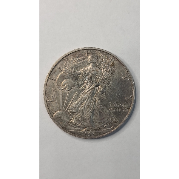 United States 1997 One Ounce .999 Fine Silver American Eagle