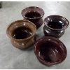 Image 1 : Four Vintage Stoneware Spitoon Collection, In Great Condition!
