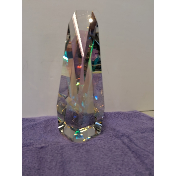 1988 Signed Prismatic Pyramid Exquisite Colors!!