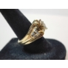 Image 3 : Beautiful Vintage-Style 14K Yellow Gold Diamond Cocktail Ring - Size 7 - TW: 9.4g