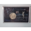 Image 2 : 1976 Bicentennial Eisenhower Dollar in Moon Landing Slab