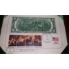 Image 2 : Commemorative $2 Bill & Sacagawea Encapsulaed $1 US Coin